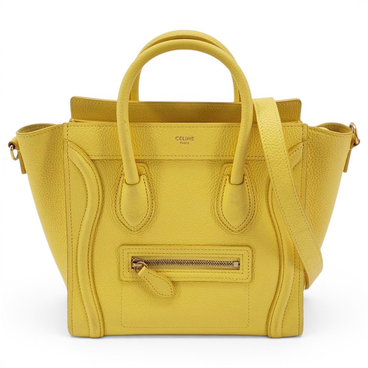 Nano Luggage leather handbag
