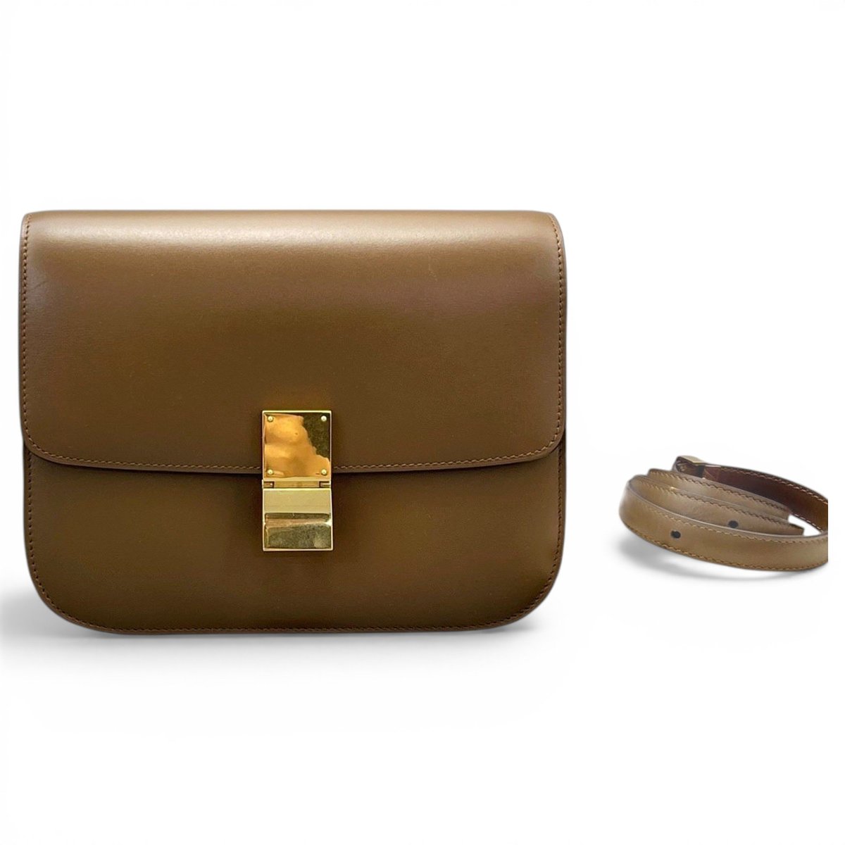 Classic leather handbag