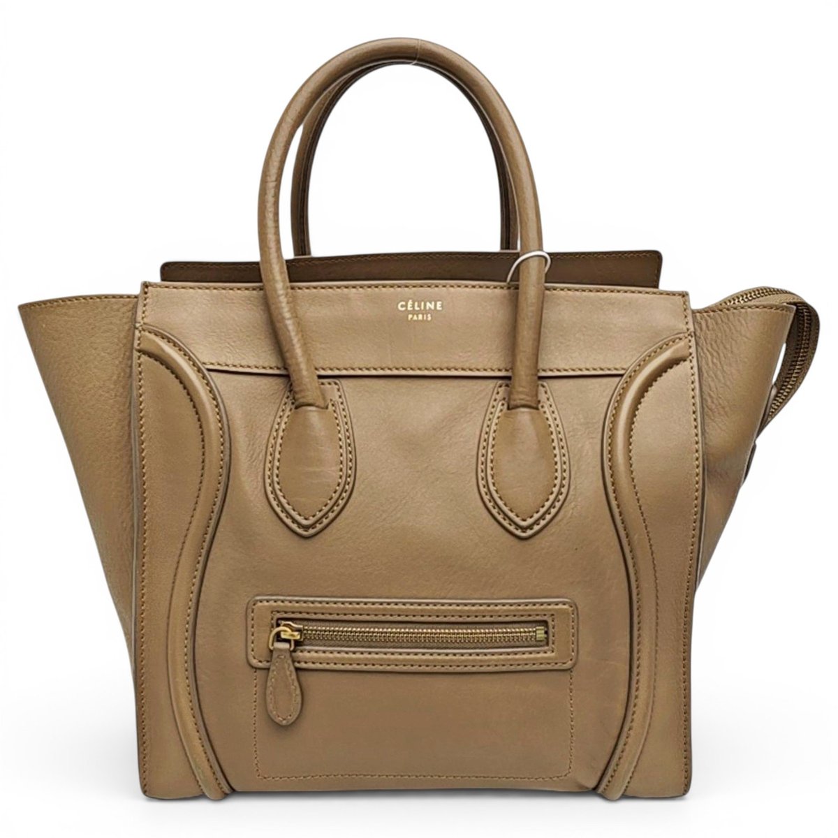 Luggage leather handbag