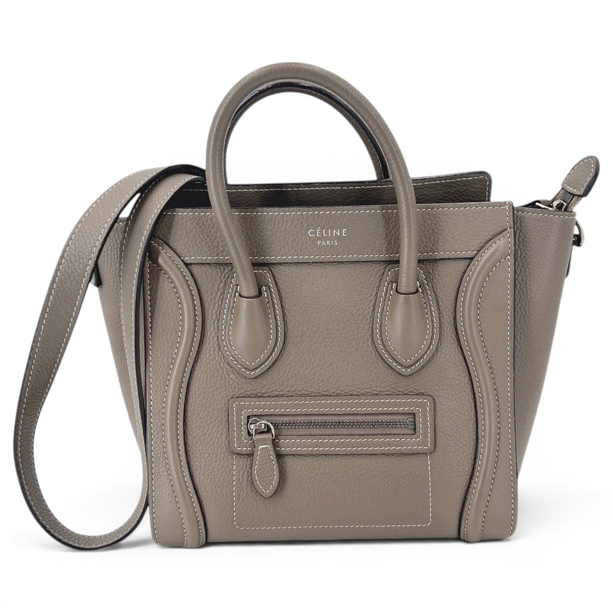 Nano Luggage leather handbag