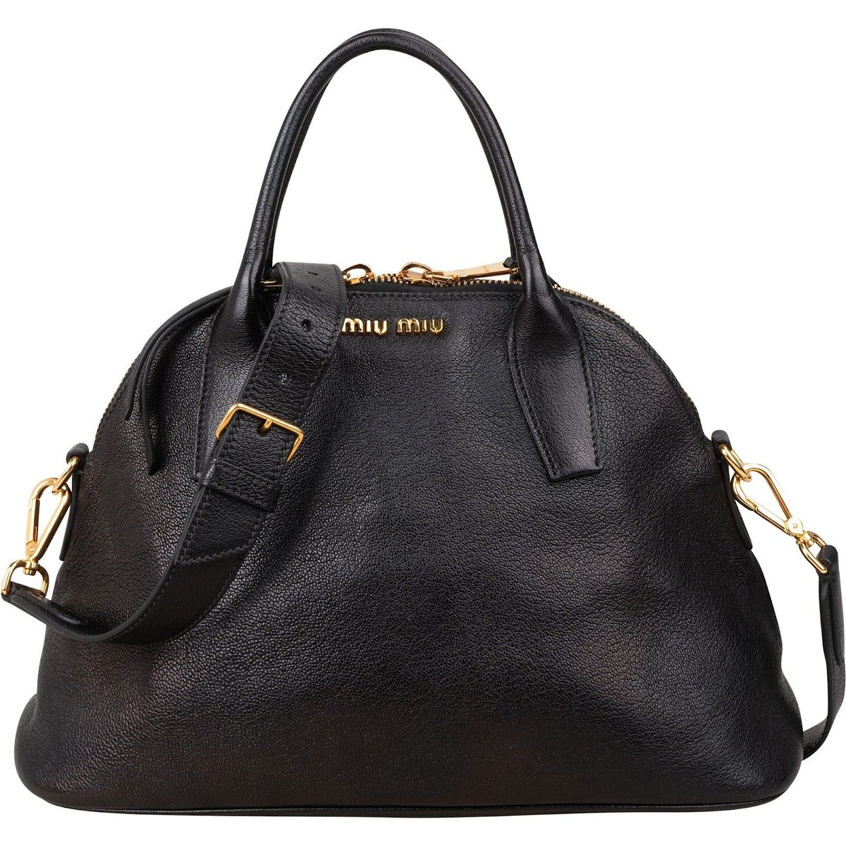 Madras leather handbag