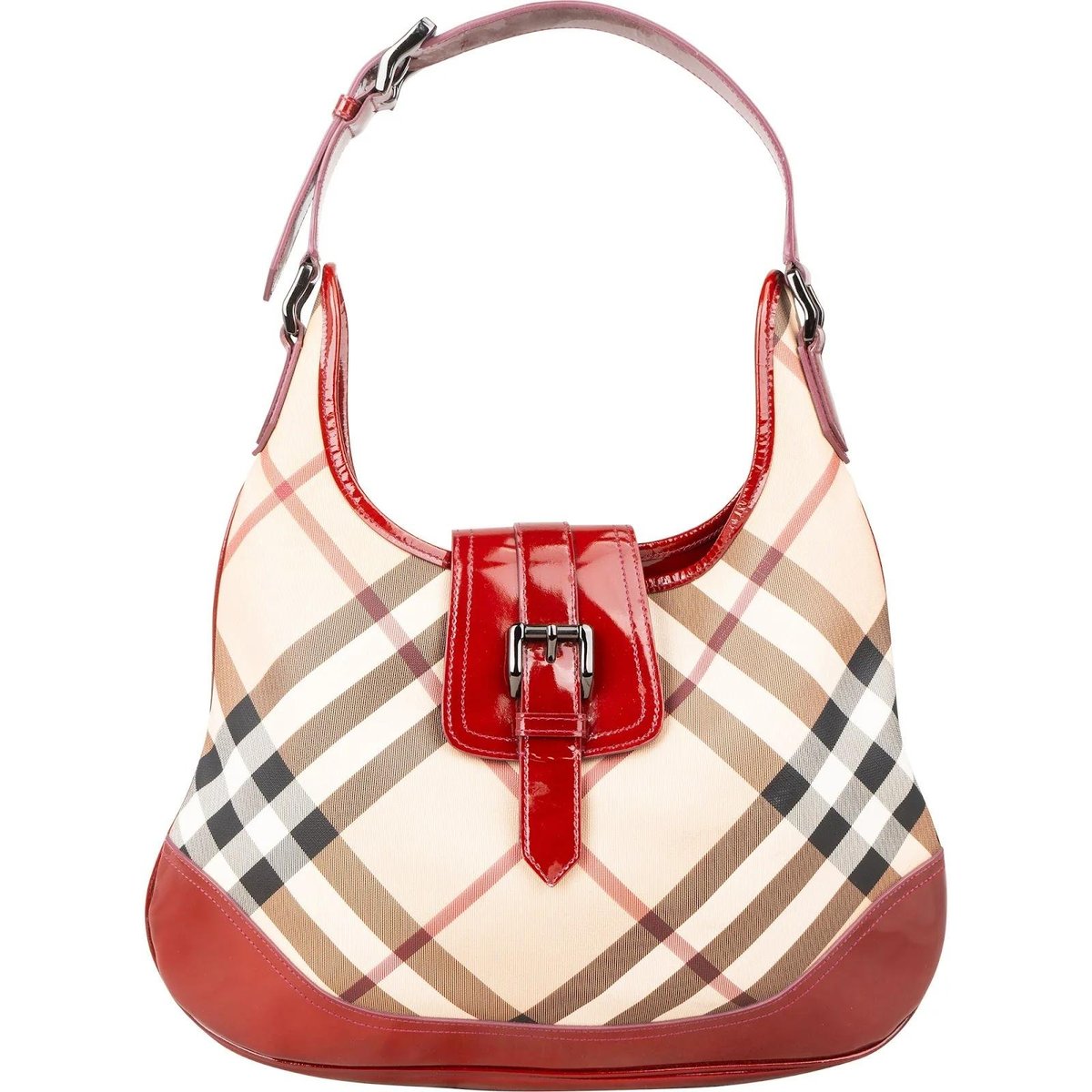 Brook patent leather handbag
