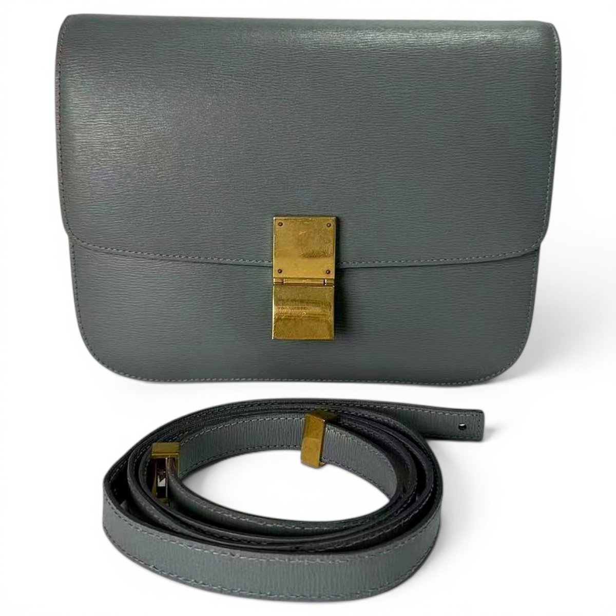 Classic leather crossbody bag