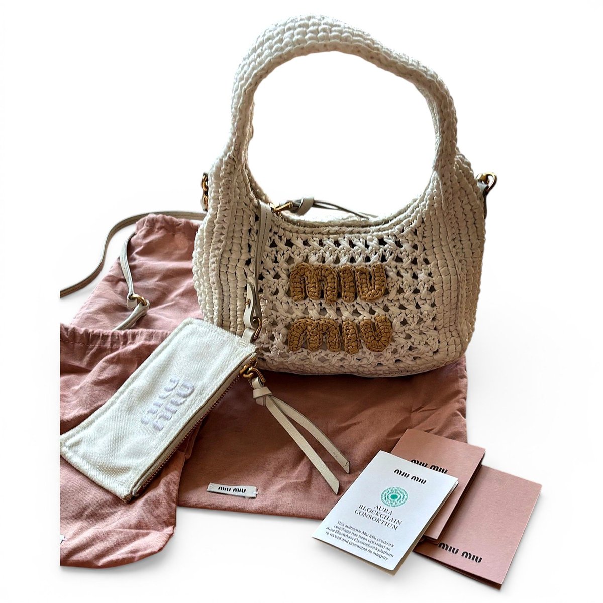 Miu Wander cloth handbag