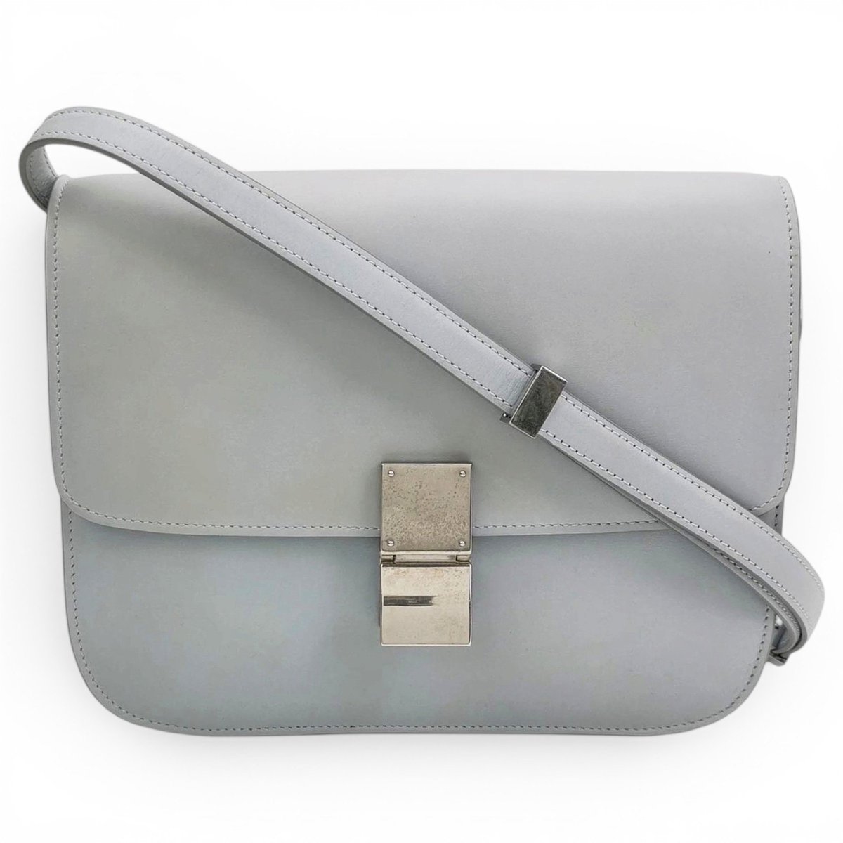 Classic leather crossbody bag