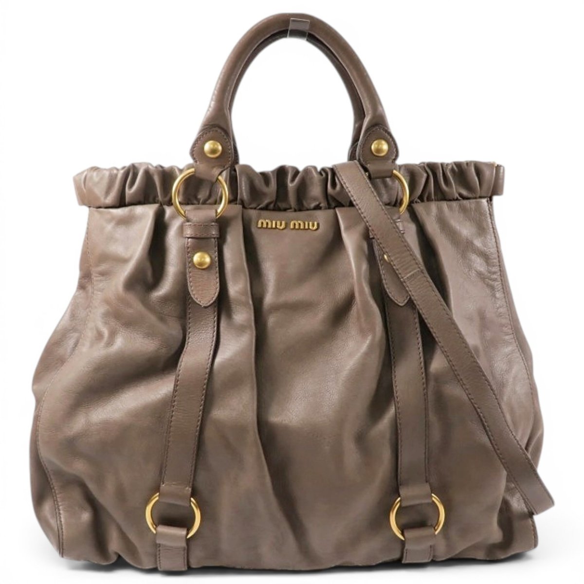 Leather tote