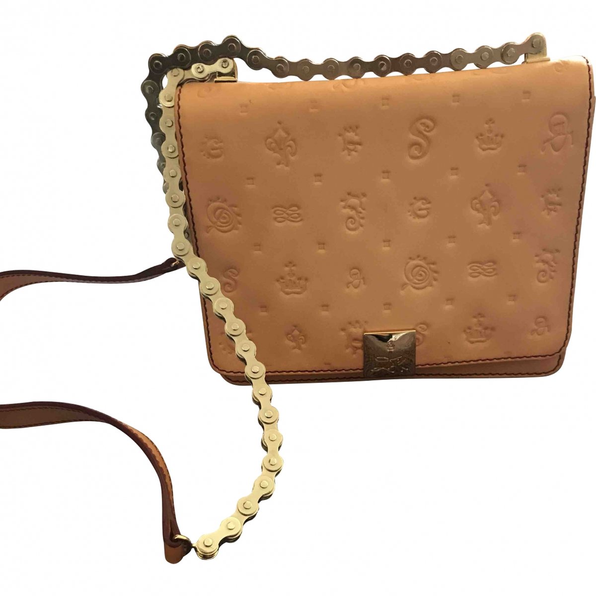 Daligramme leather handbag