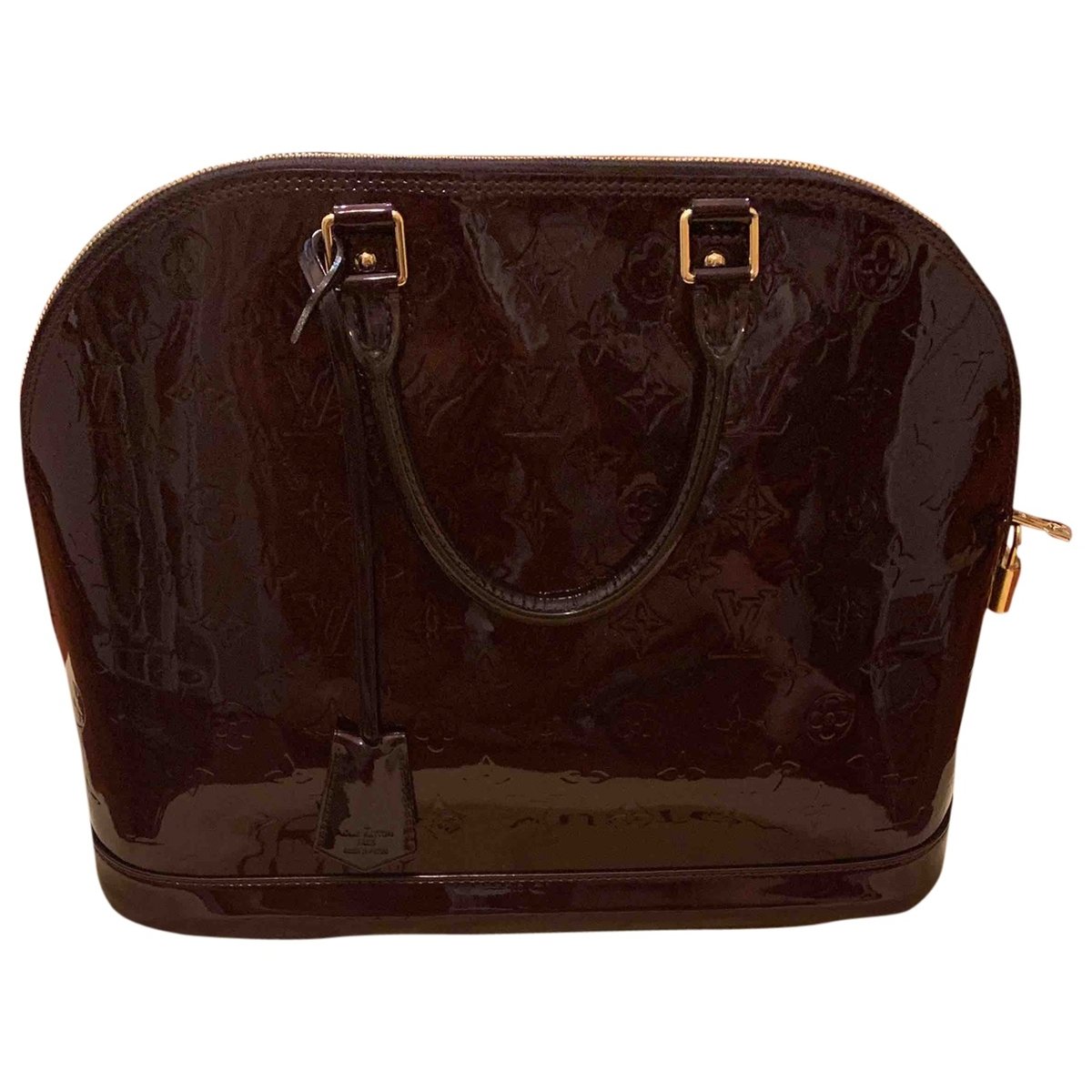 Alma patent leather handbag