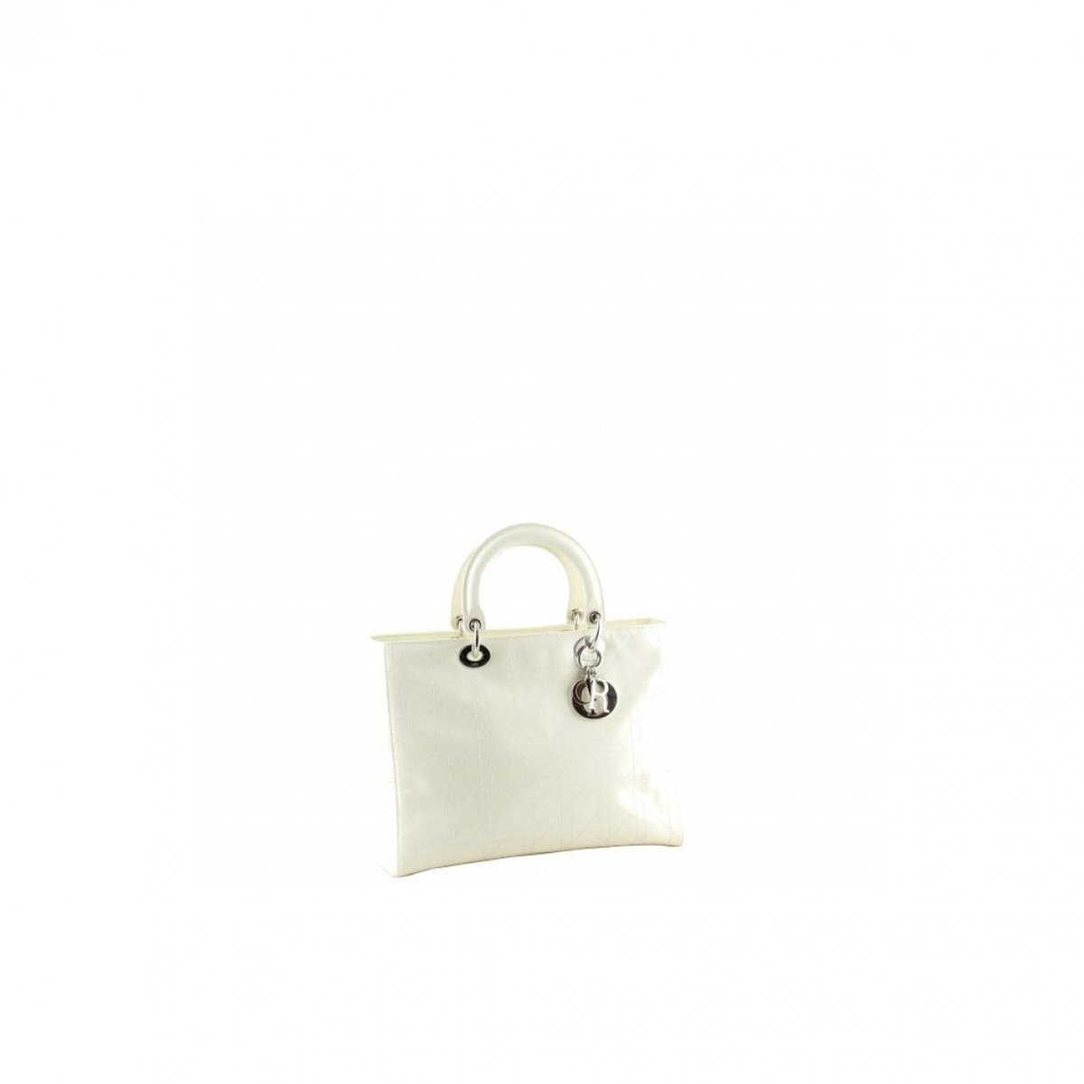 Lady Dior patent leather handbag