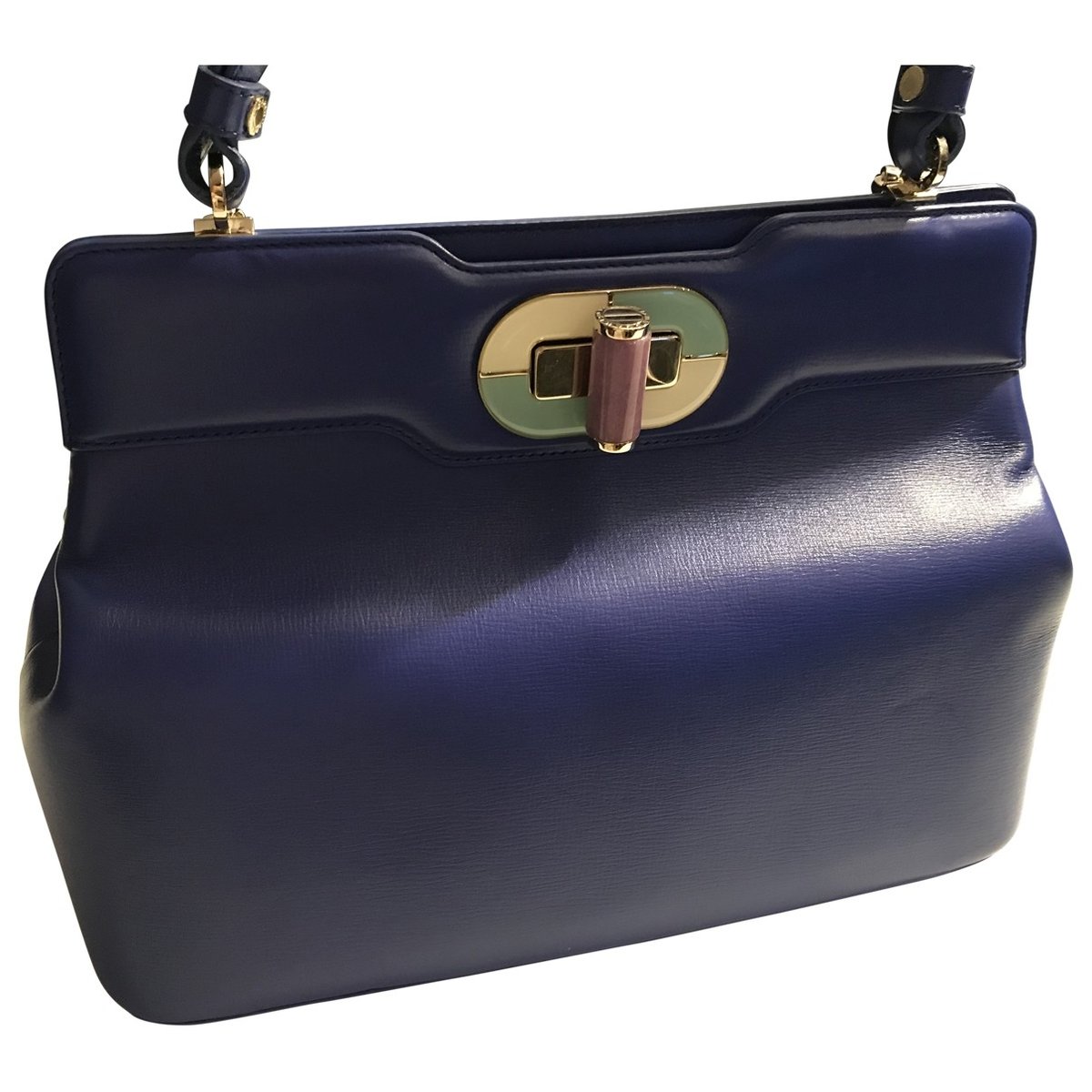 Isabella Rossellini leather handbag