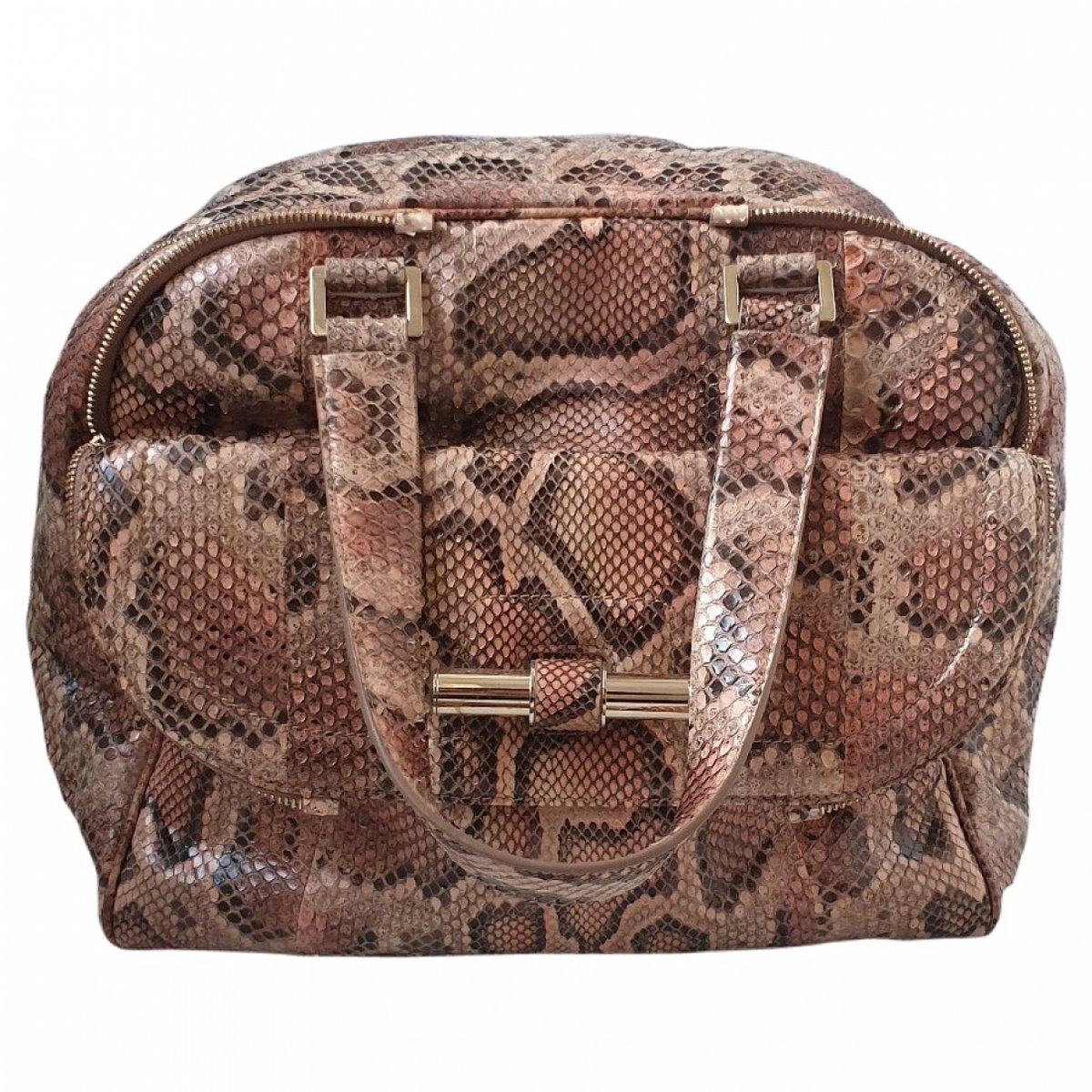 Justine python handbag
