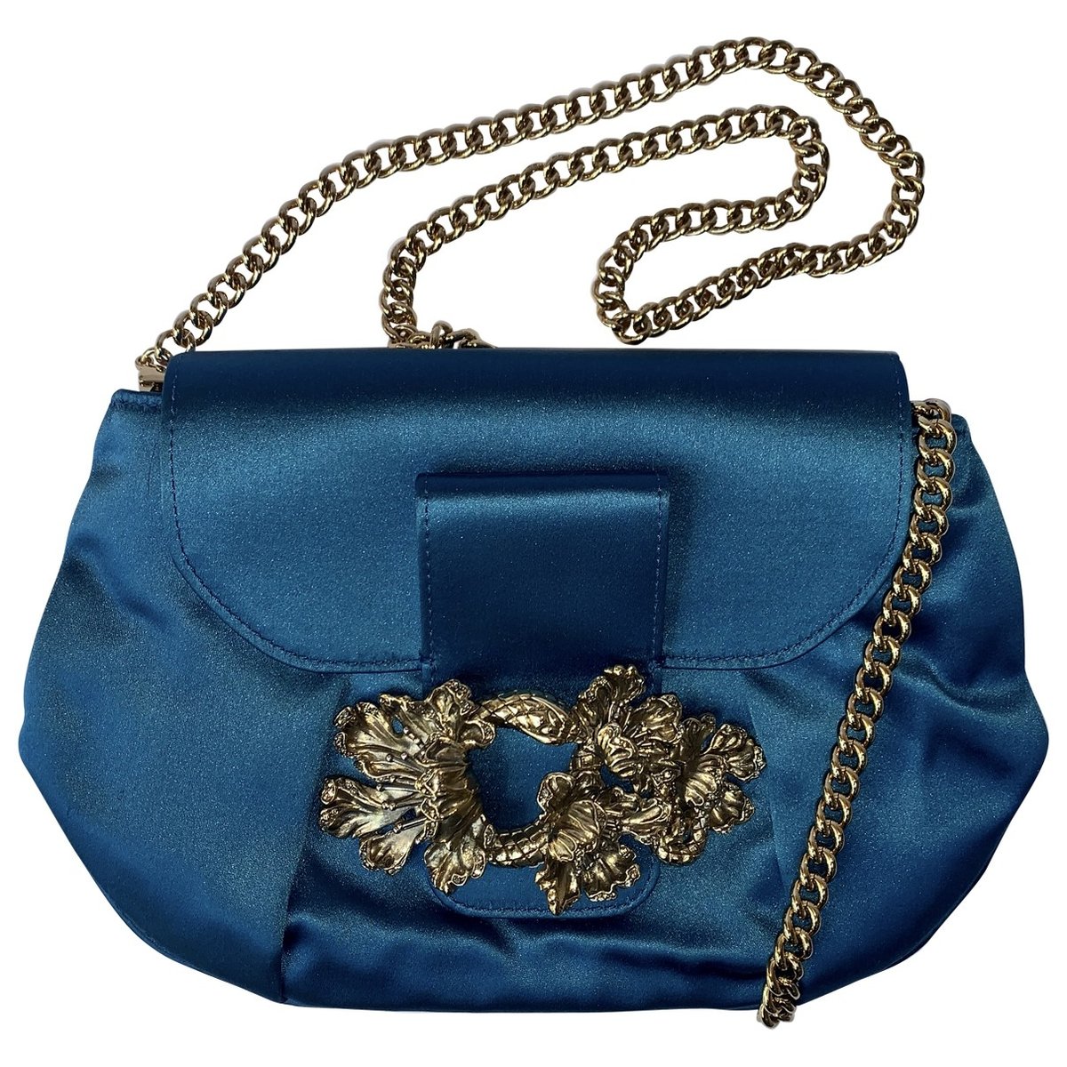 Silk clutch bag