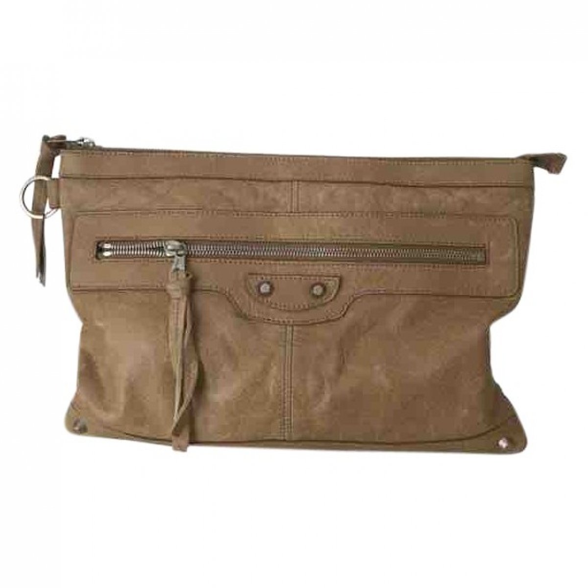 City Clip leather clutch bag