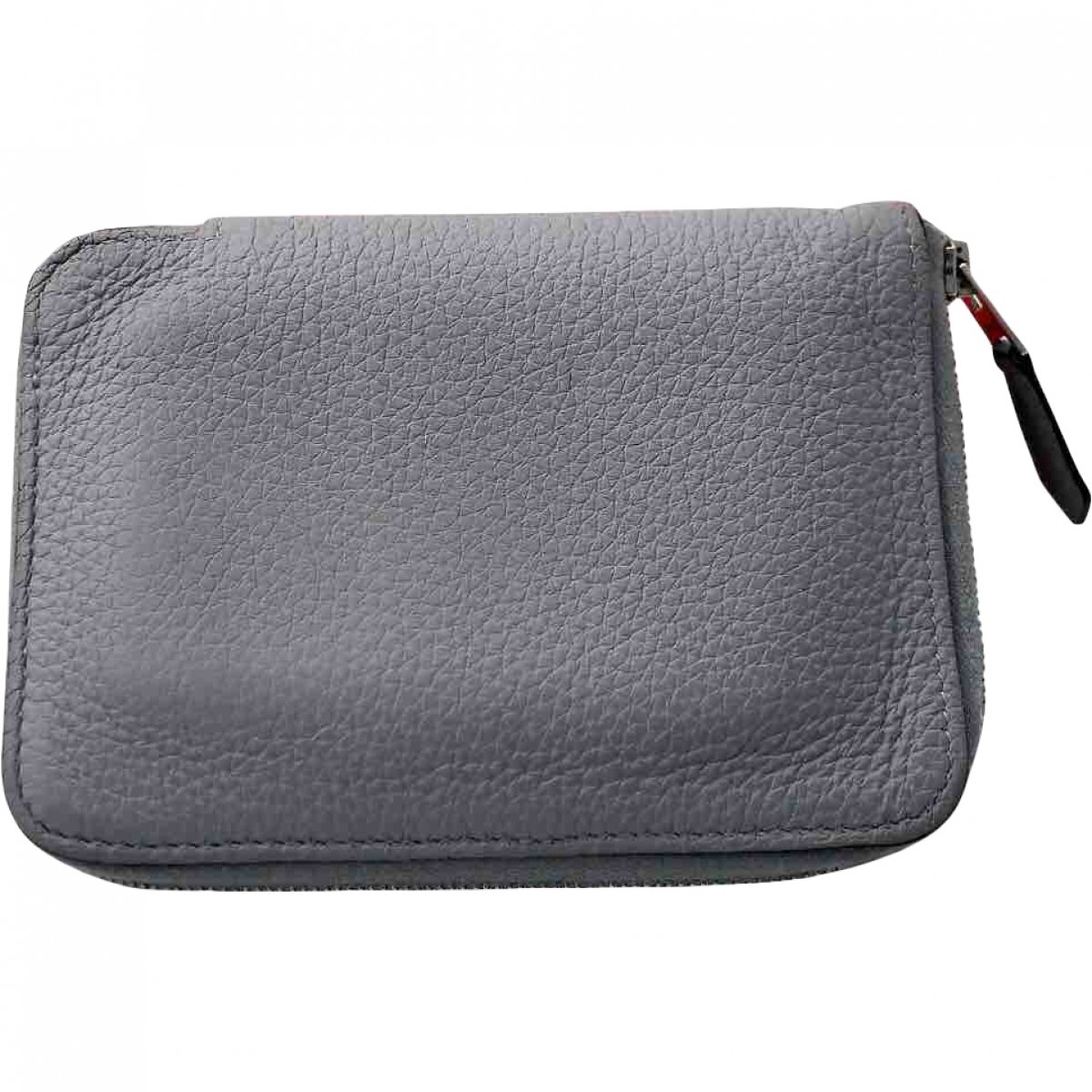 Silk'in leather wallet
