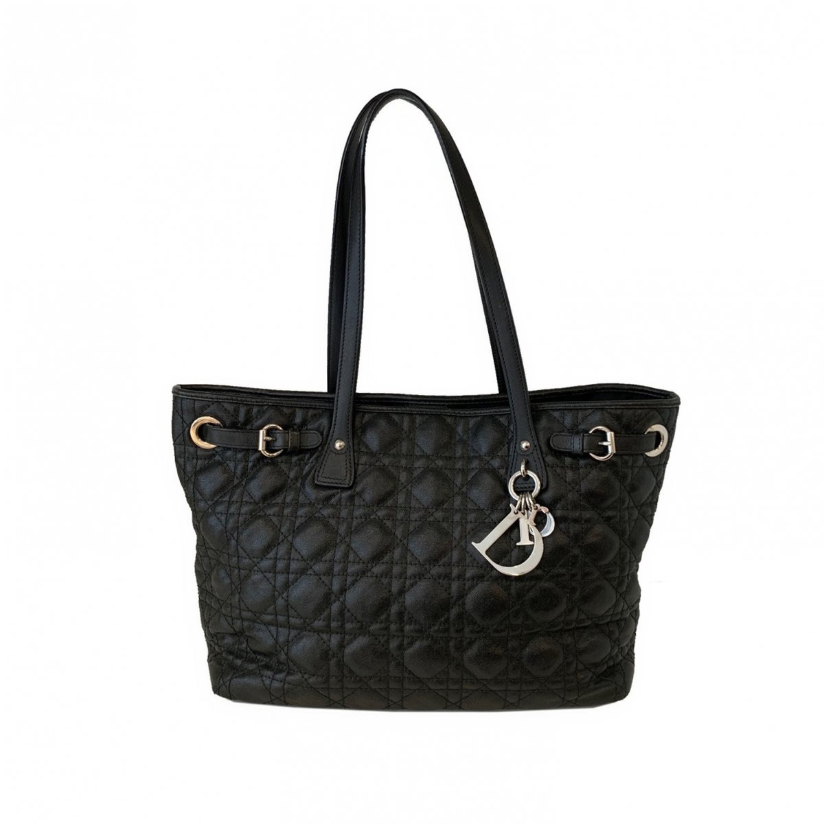 Lady Dior leather tote