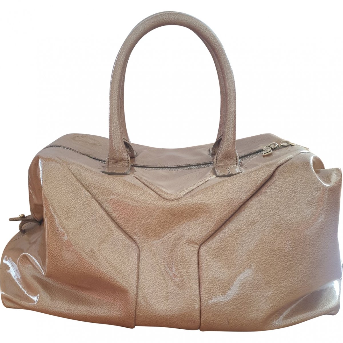 Easy patent leather handbag