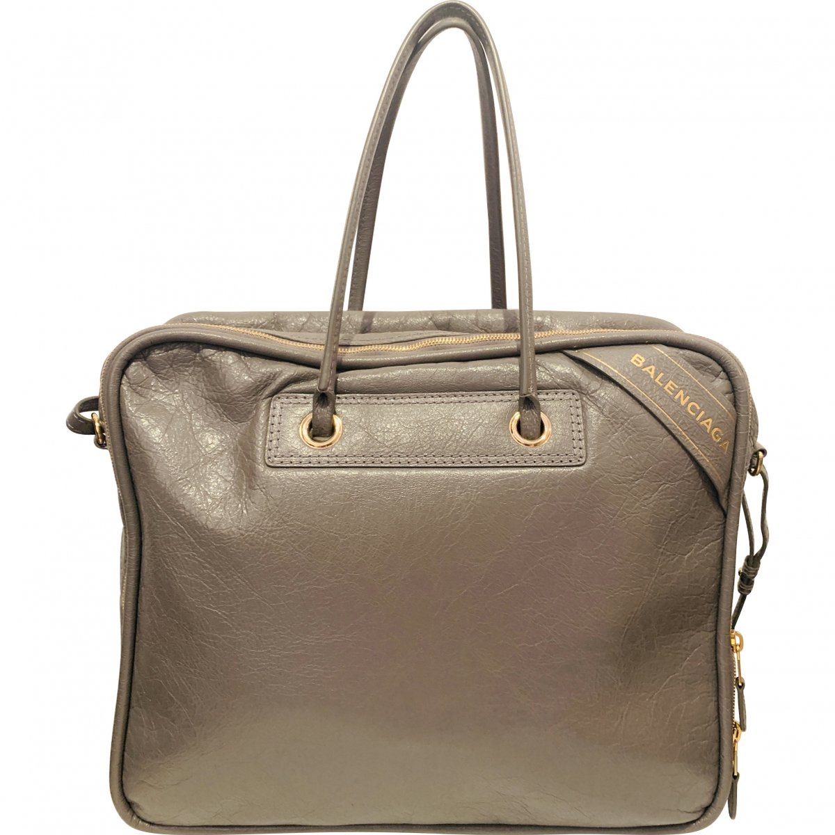 Blanket patent leather tote