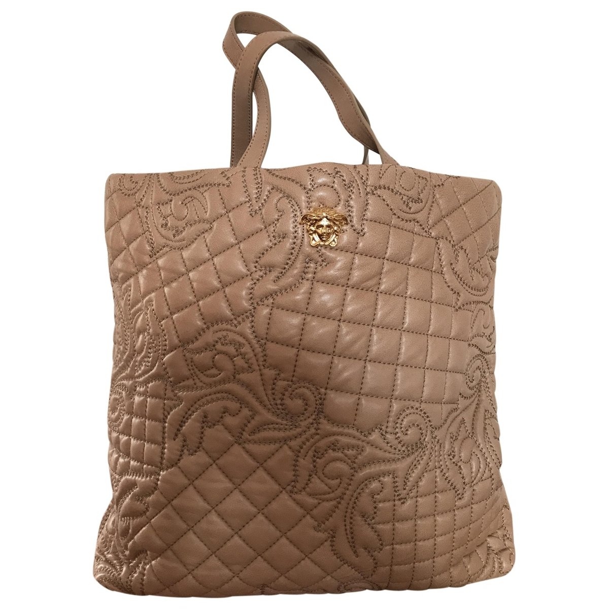 Leather tote