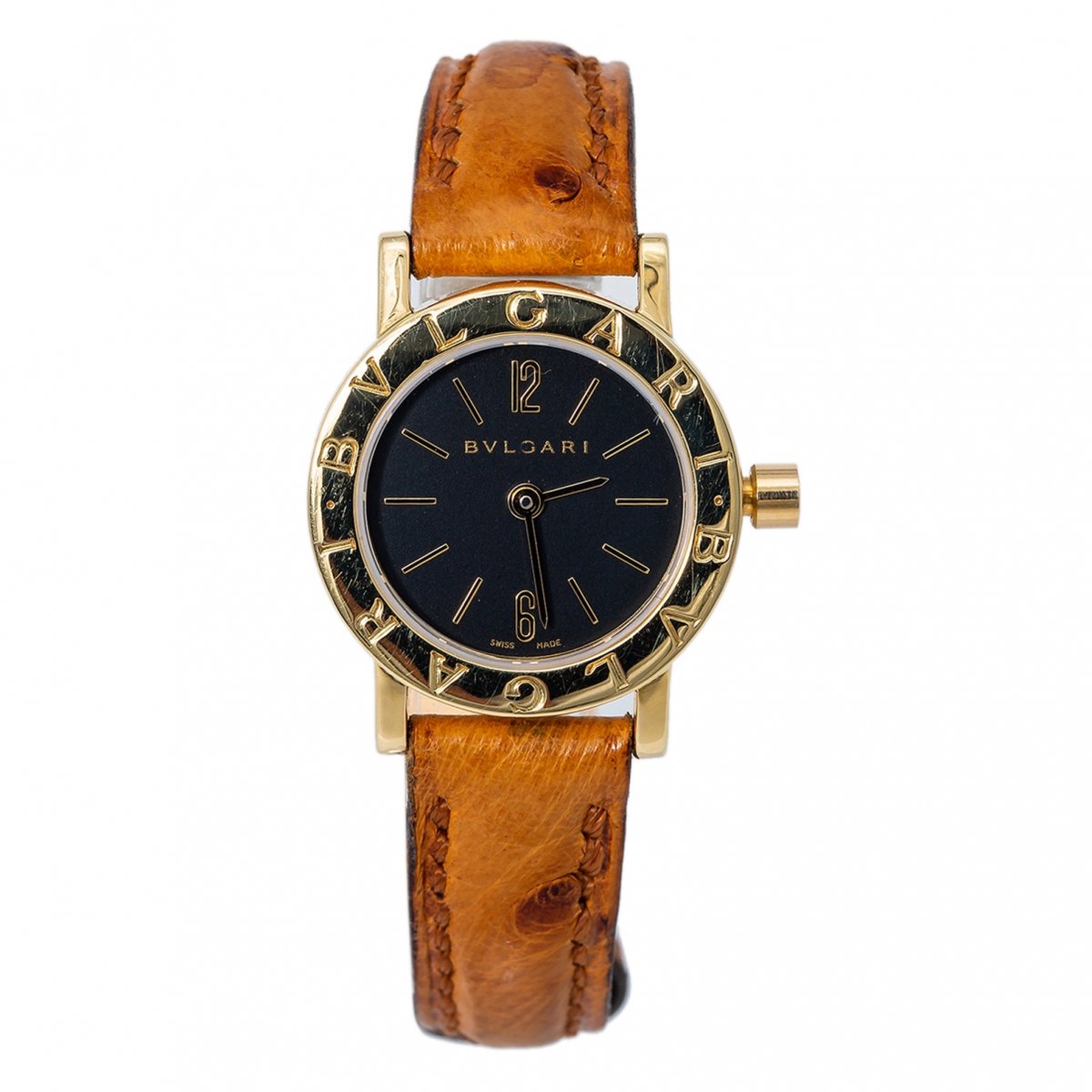 Bulgari yellow gold watch