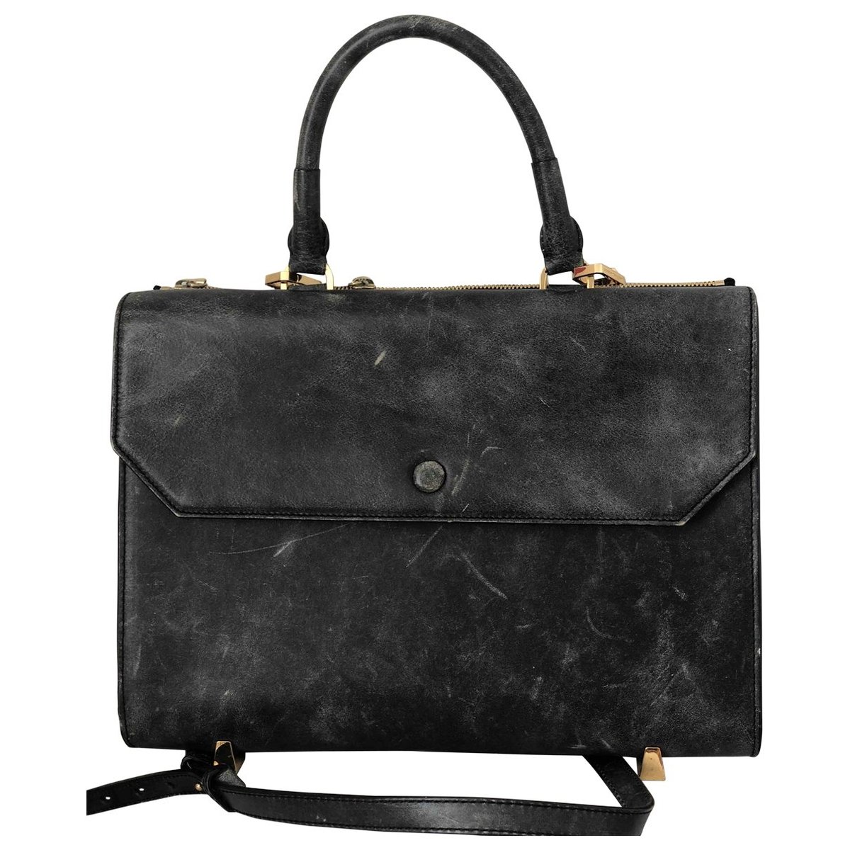 Leather satchel