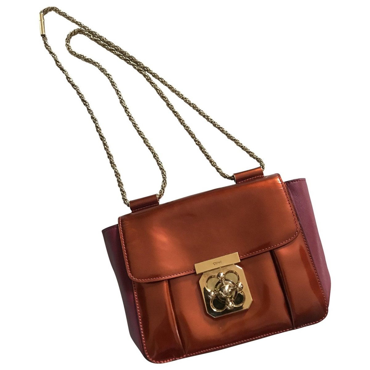 Elsie patent leather crossbody bag