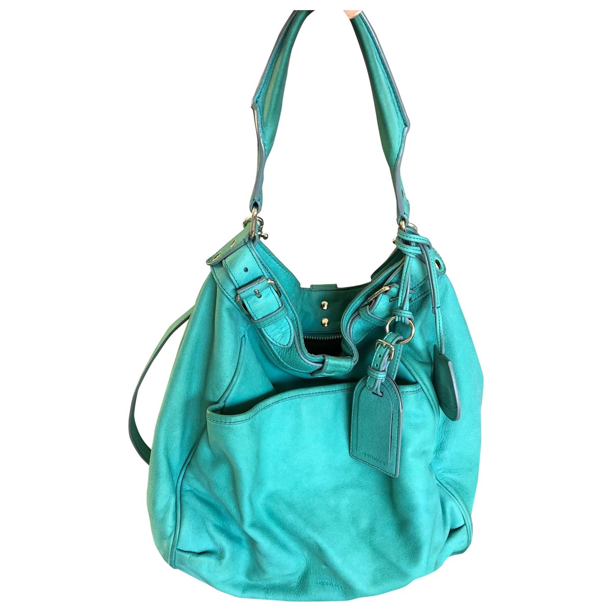 Lune leather handbag