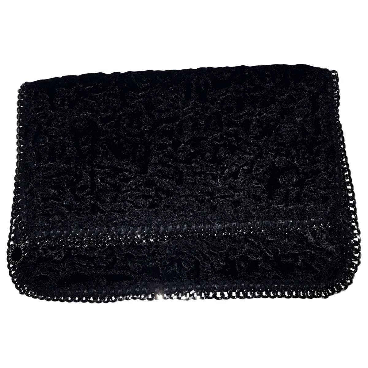 Falabella cloth clutch bag