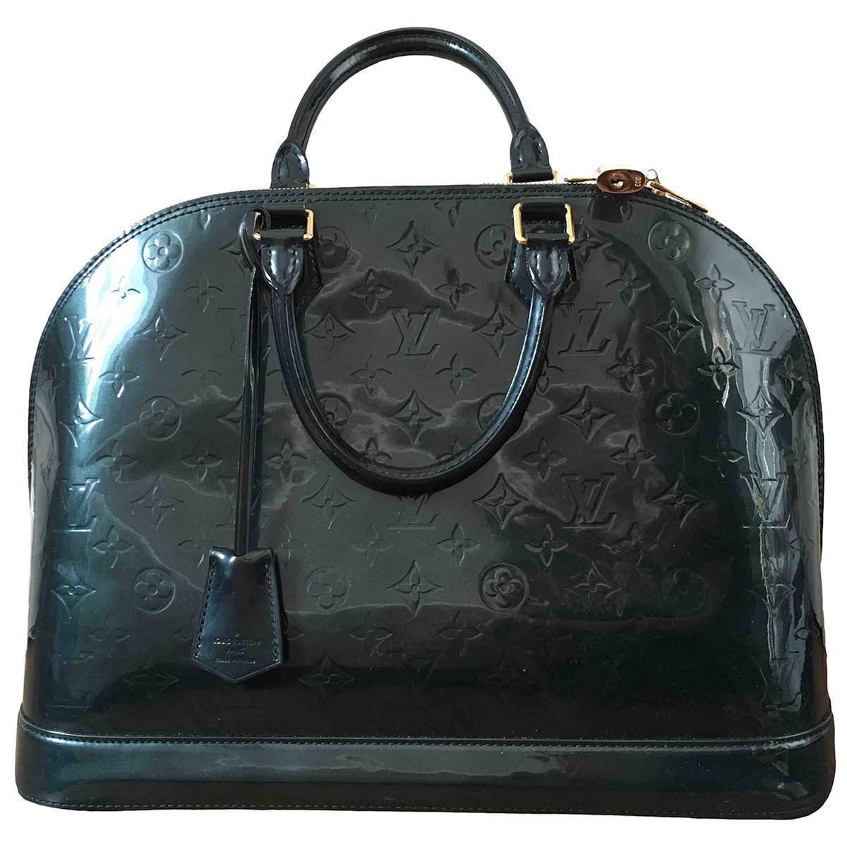 Alma patent leather handbag