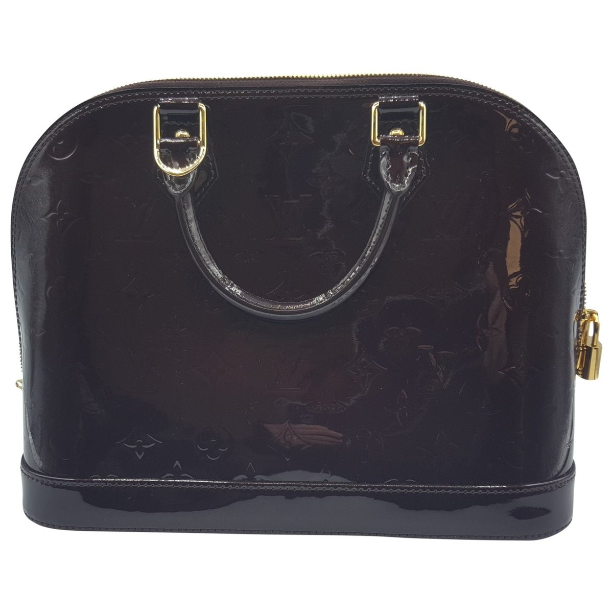 Alma patent leather handbag