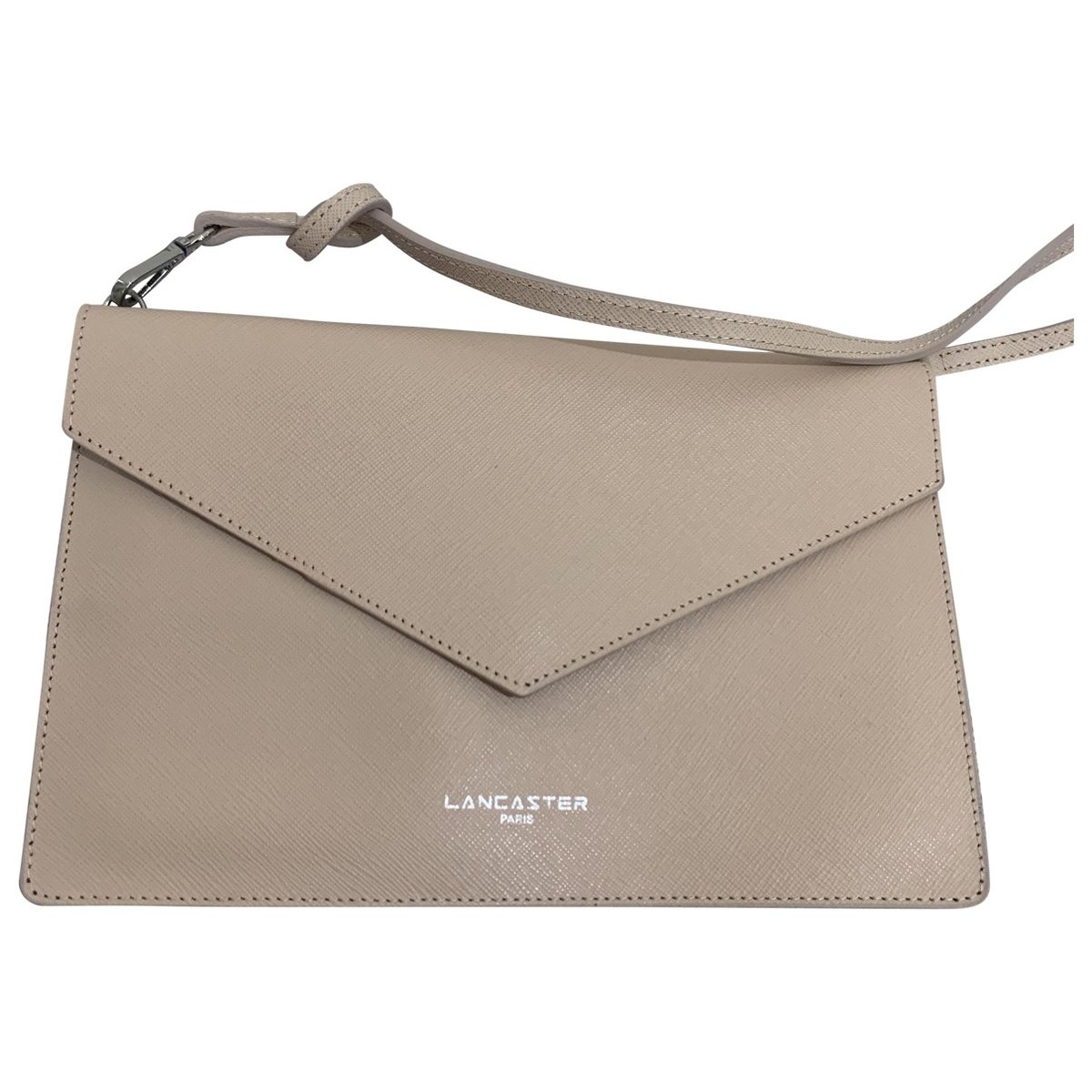 Leather clutch bag