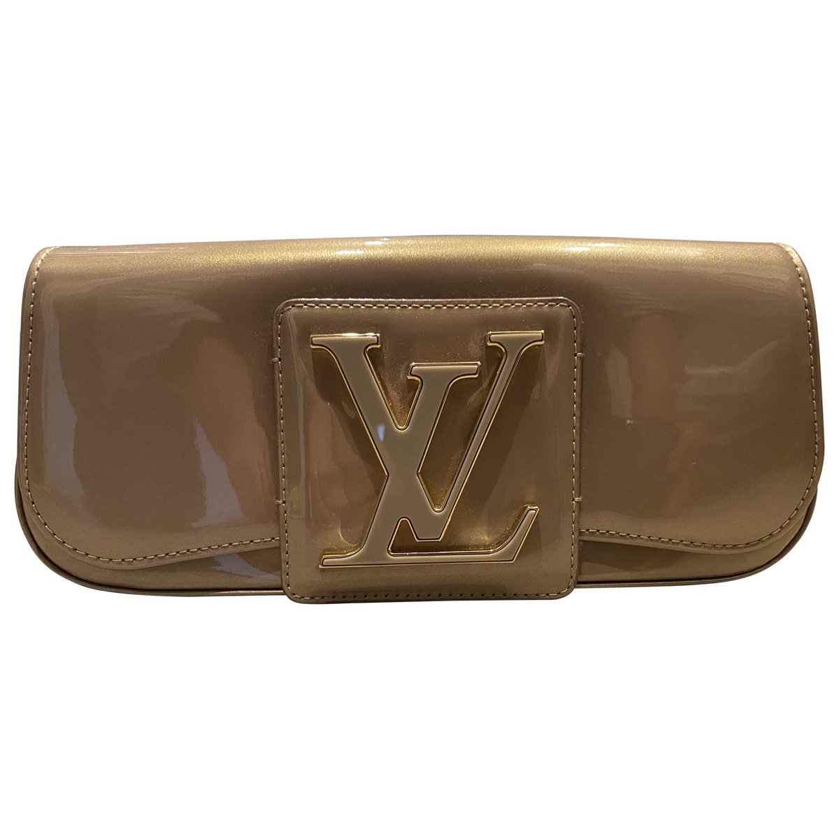 Sobe patent leather clutch bag