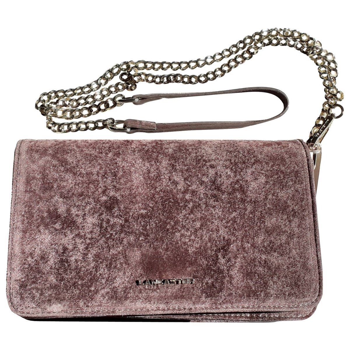 Velvet clutch bag