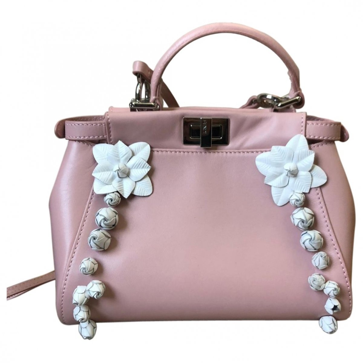 Peekaboo leather handbag