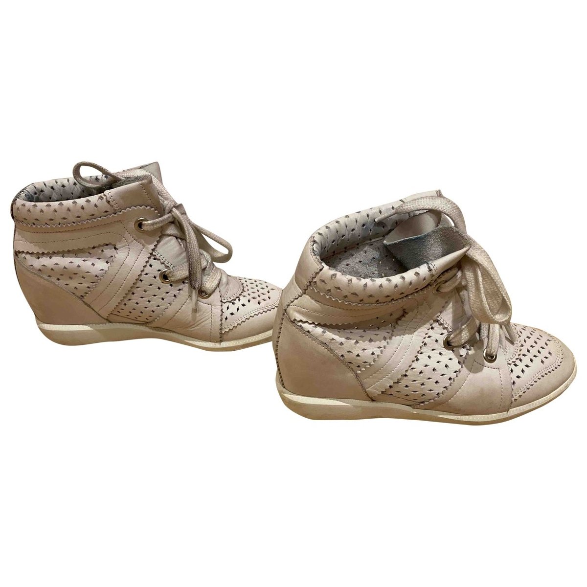 Betty leather trainers