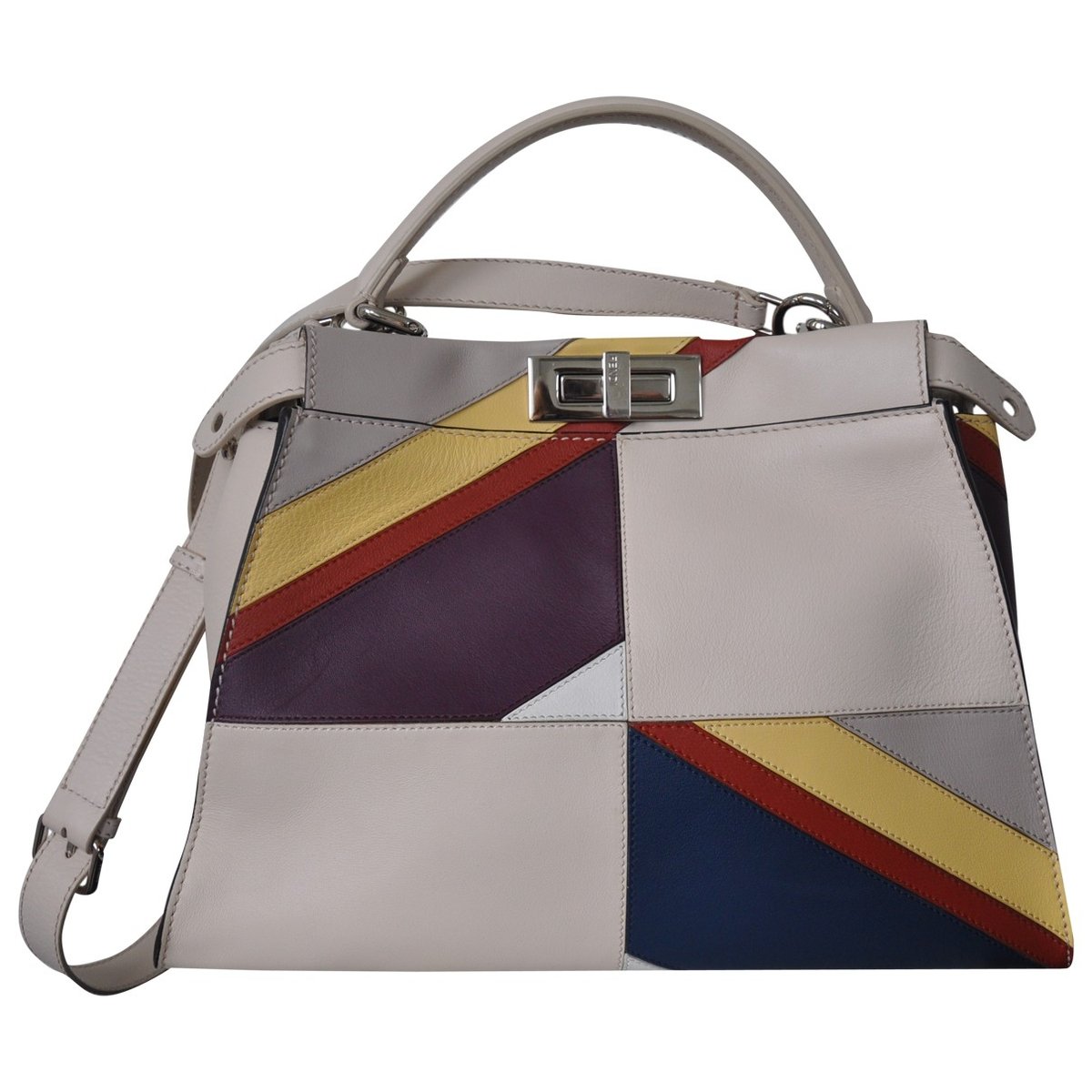 Peekaboo leather handbag