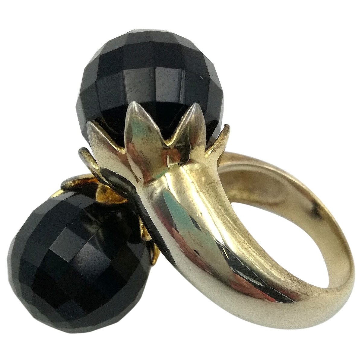 Toi & Moi silver ring