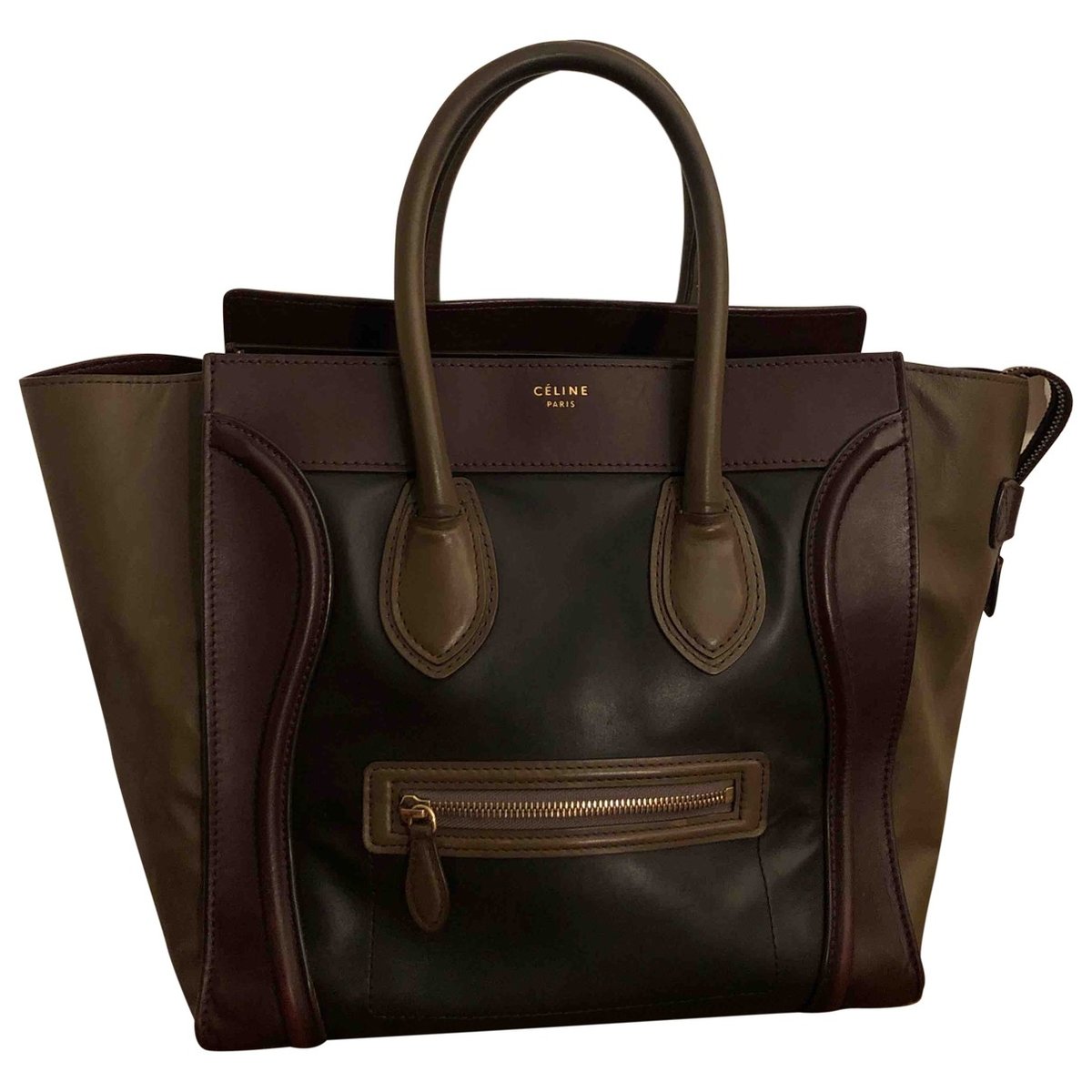 Luggage leather handbag