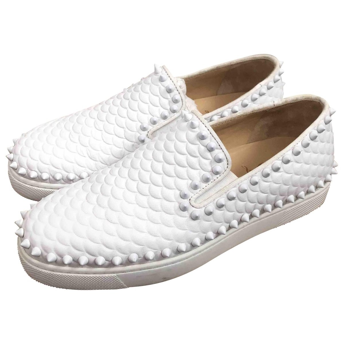 Pik Boat leather trainers
