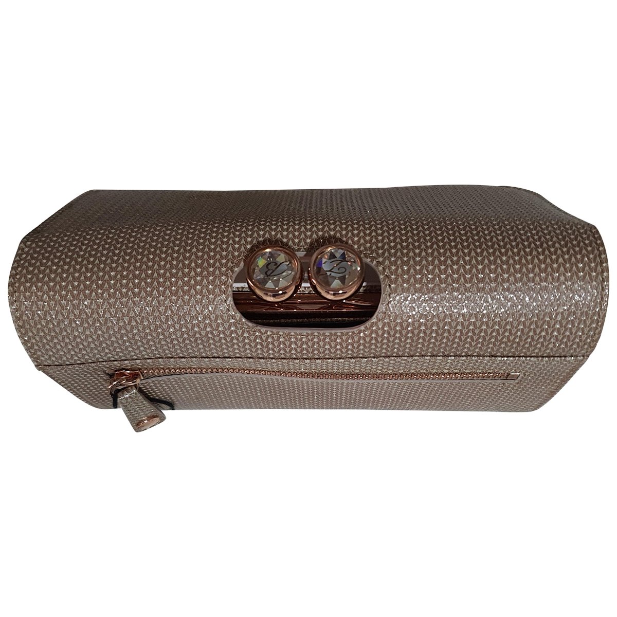 Glitter clutch bag