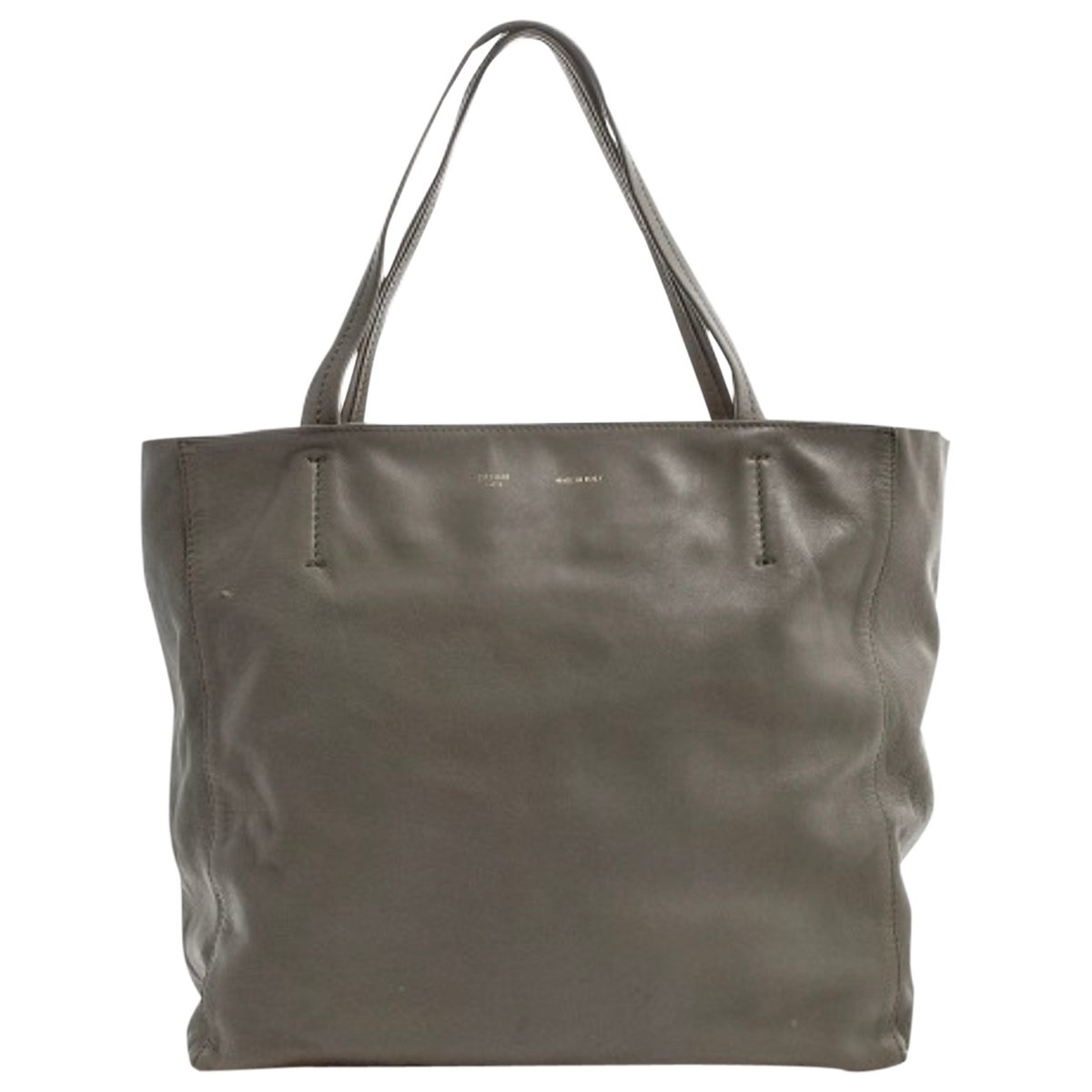 Cabas leather tote