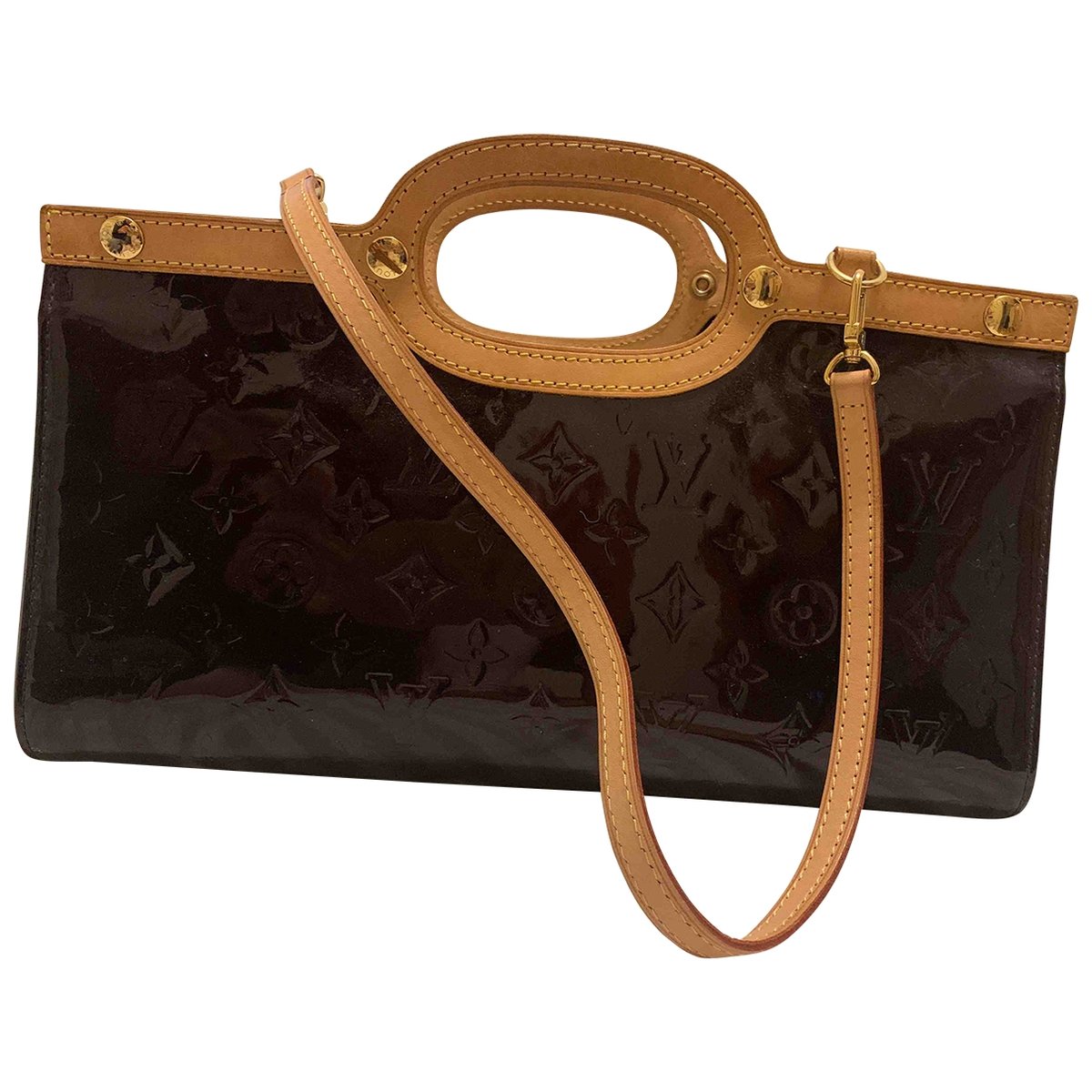 Roxbury patent leather handbag