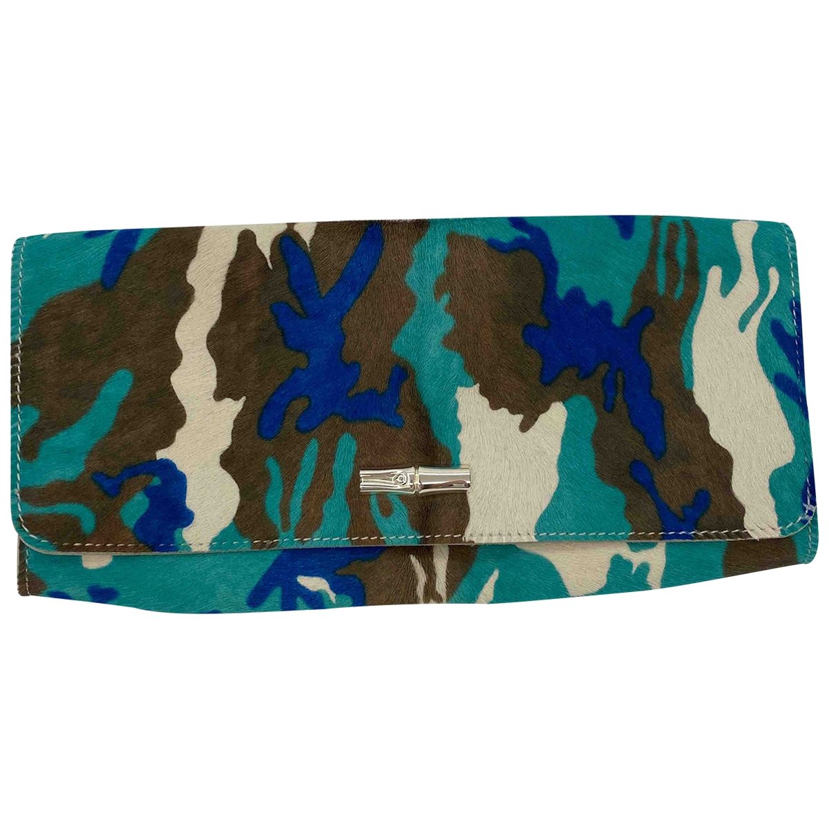 Roseau leather clutch bag