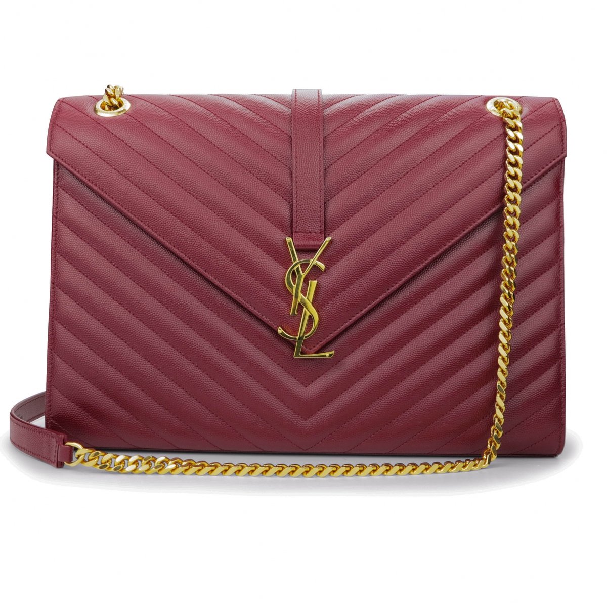 Portefeuille enveloppe leather handbag