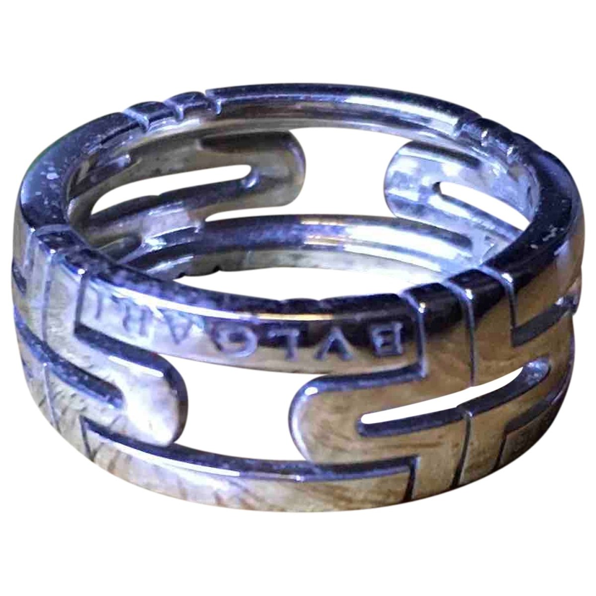 Parentesi white gold ring