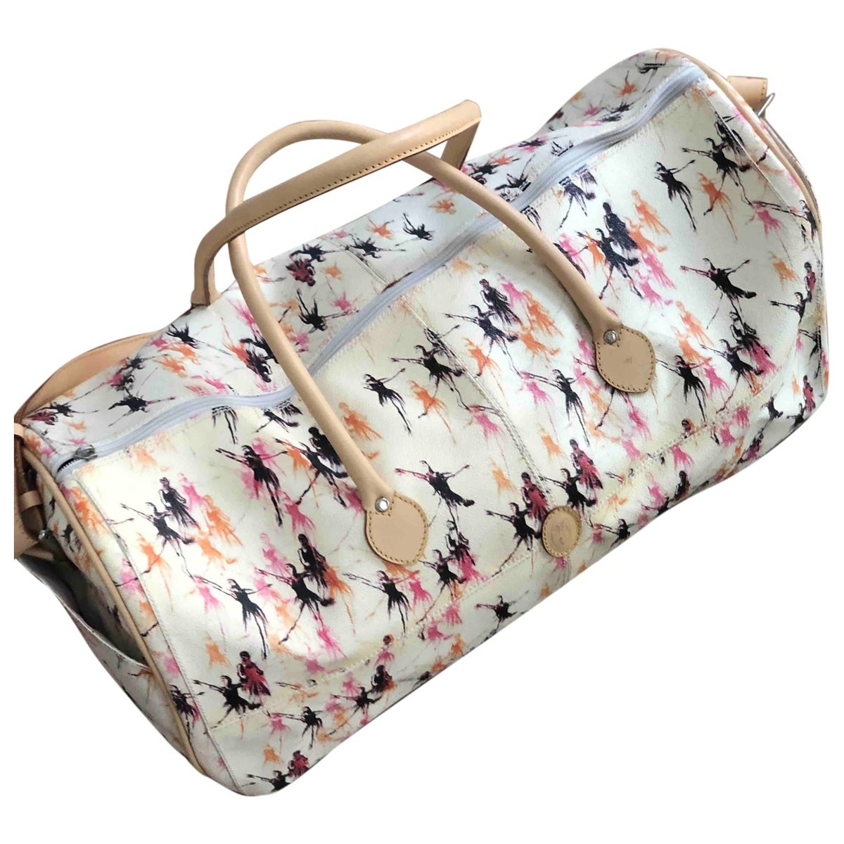 Leather travel bag