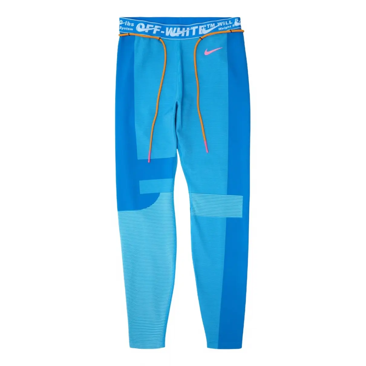 Leggings Nike x Off-White Blue size XS International in Polyester - 23395783