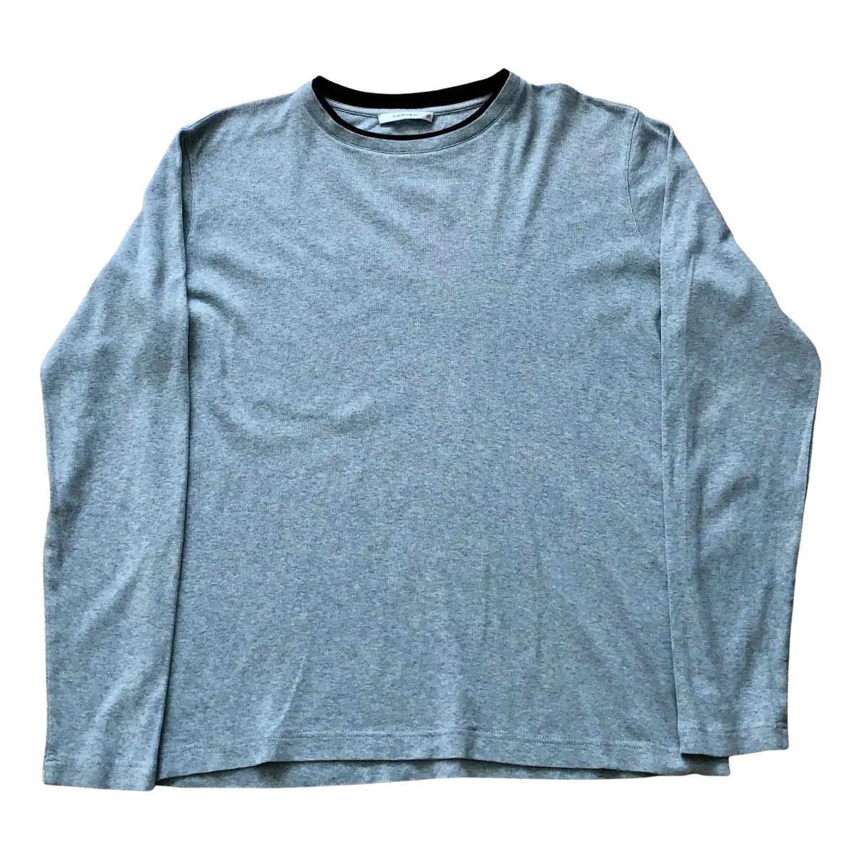 T-shirt Carven Grey size M International in Cotton - 26842539