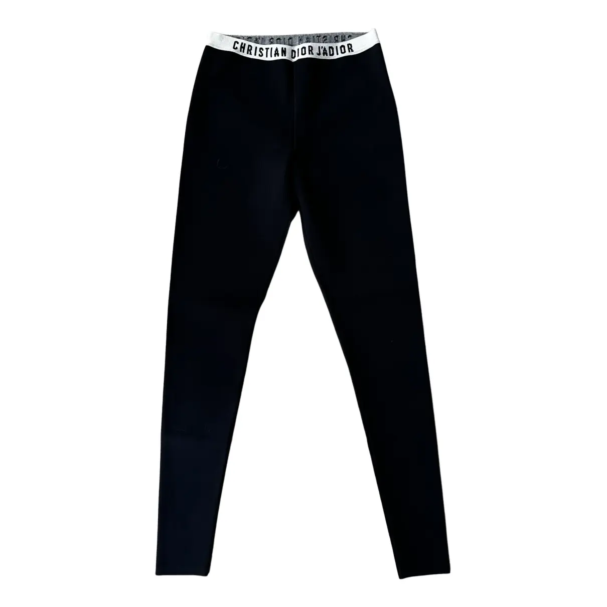 Leggings Dior Black size 36 FR in Synthetic - 32977458