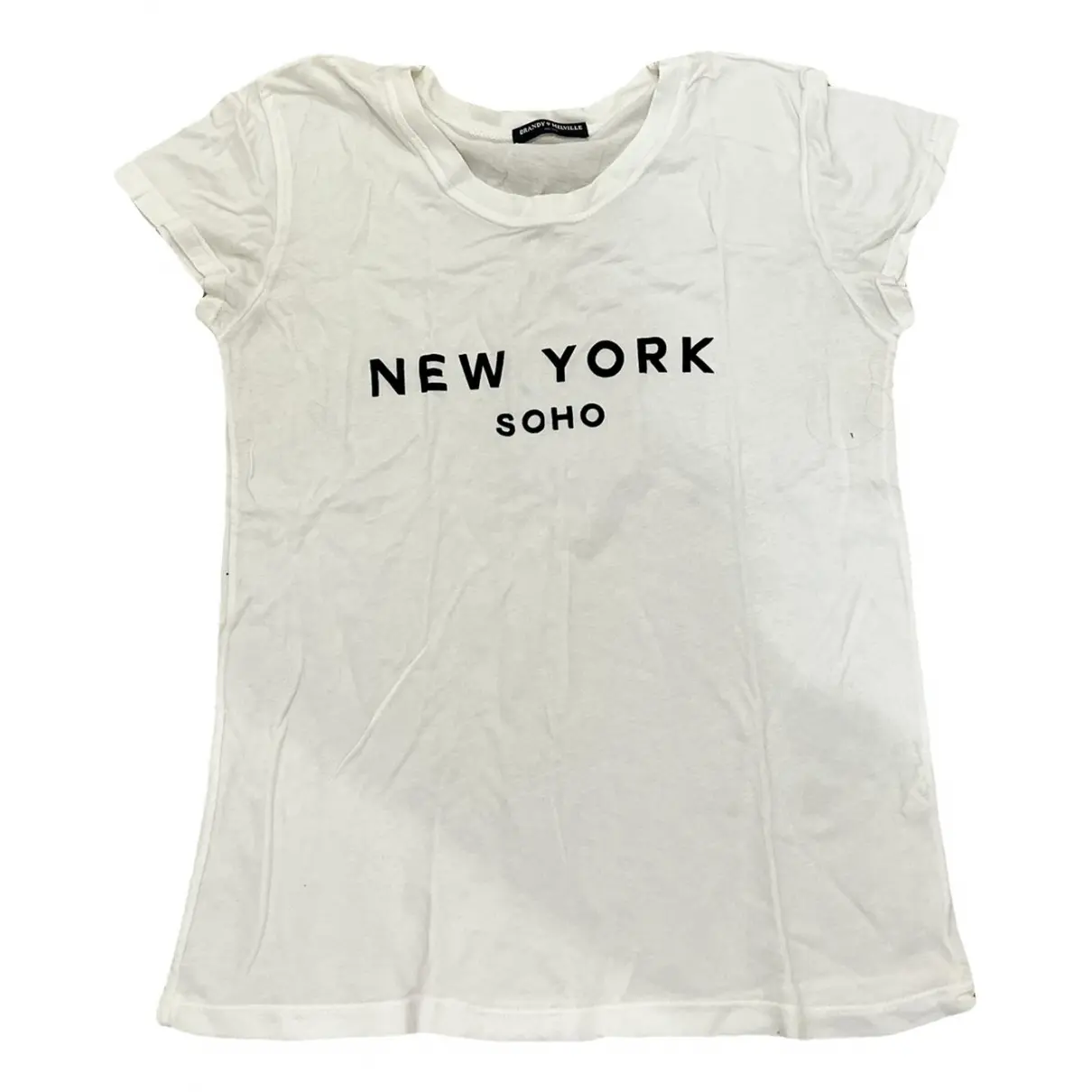 T-shirt Brandy Melville White size Taille Unique FR in Cotton
