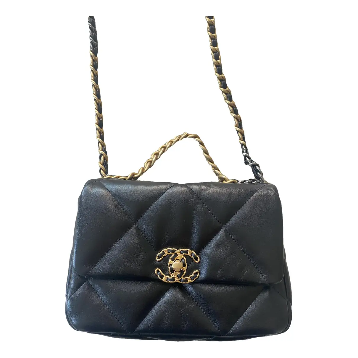Chanel 19 leather handbag Chanel Black in Leather - 9103726